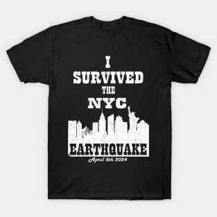 Vintage I Survived The NYC Earthquake T-Shirt